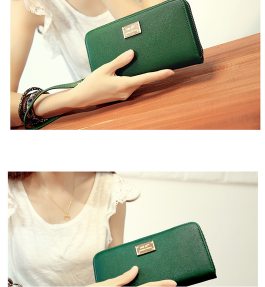 Billetera Clutch Crossbody con Compartimento para Celular y Patrón Geométrico - Image 3