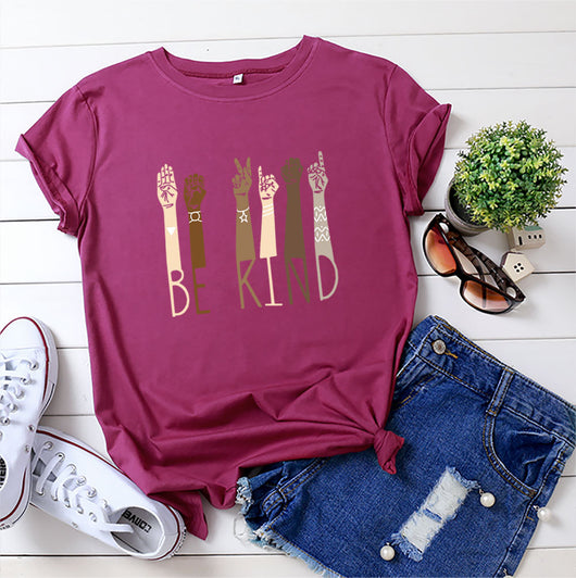 Remera Femenina de Algodón con Estampado de Letras - Image 18