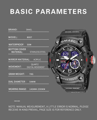 Reloj Deportivo para Hombre con Pantalla Dual Transparente - Image 10