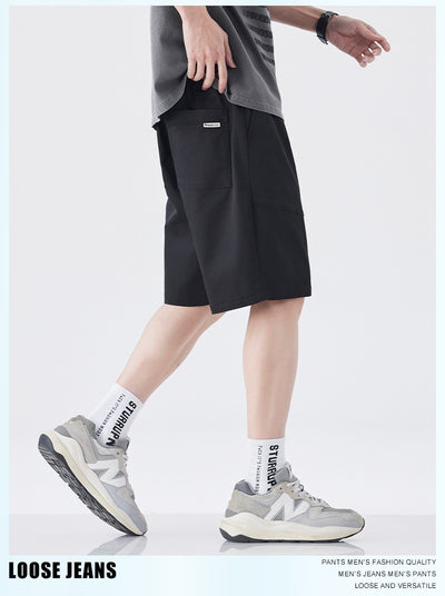 Pantalones Cortos de Trabajo Estilo Retro American para Hombre - Algodón Ice Silk Fresco - Image 13