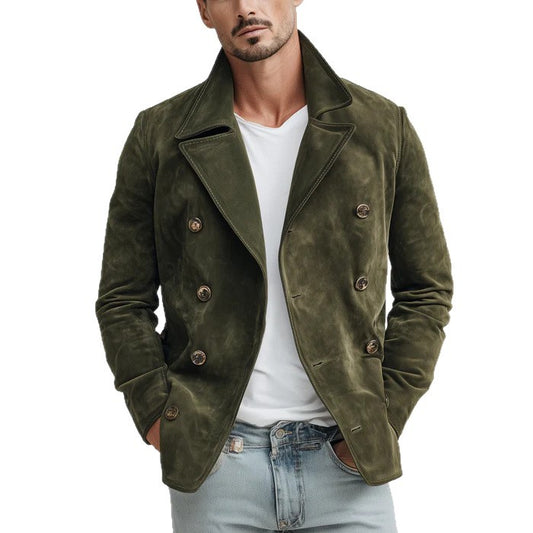 Chaqueta Retro Casual para Hombre - Estilo Vintage Otoño Invierno - Image 2
