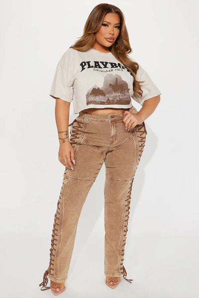 Jeans Bandage con Cordón para Mujer - Estilo Hot Girl Europeo y Americano - Image 13