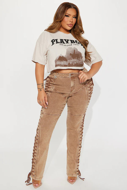 Jeans Bandage con Cordón para Mujer - Estilo Hot Girl Europeo y Americano - Image 13