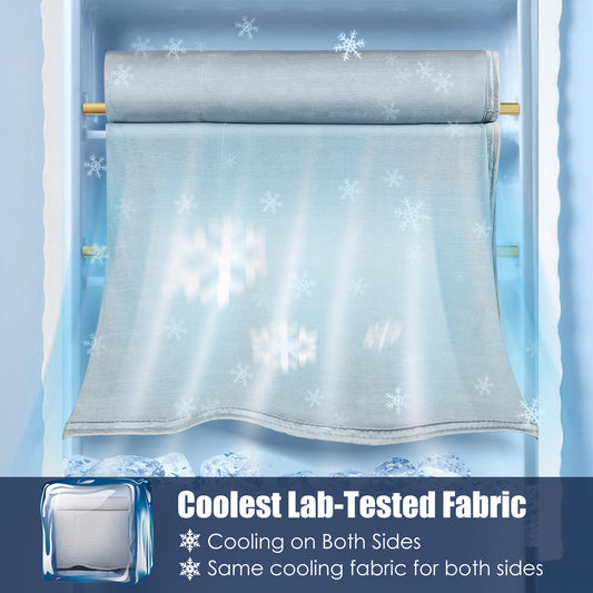 Manta Térmica Inteligente de Seda de Hielo - Regulación de Temperatura Dual - Image 2