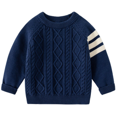 Suéter Infantil de Color Liso - Pullover Cómodo - Image 5