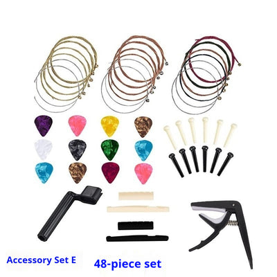 Kit Completo de Accesorios para Guitarra - Púas, Cuerdas y Estuche - Image 33