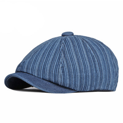 Boina Octagonal Denim Lavado Primavera Otoño - Image 12