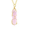 Dorado Copper Wire And Chain Rosado Crystal
