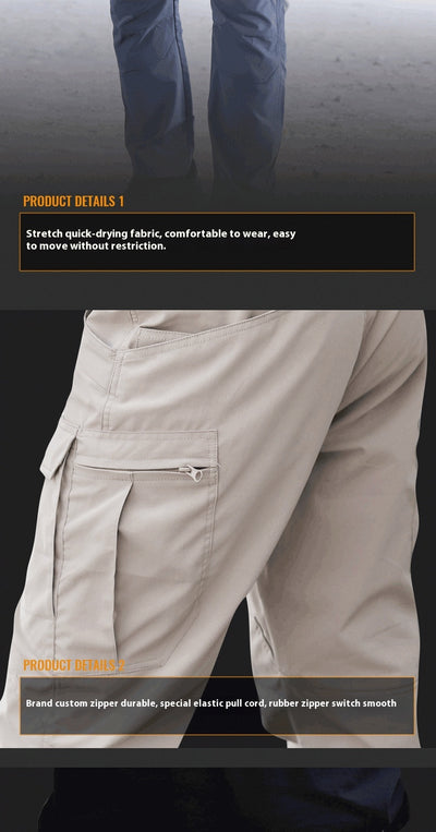 Pantalones Tácticos Transpirables de Secado Rápido con Bolsillos - Image 17