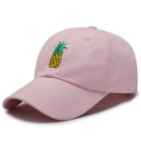 Gorra de Béisbol de Algodón con Bordado de Piña Ajustable - Image 5