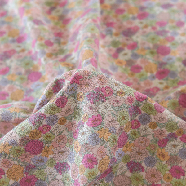 Delantal de Cama Estampado en Algodón y Lino