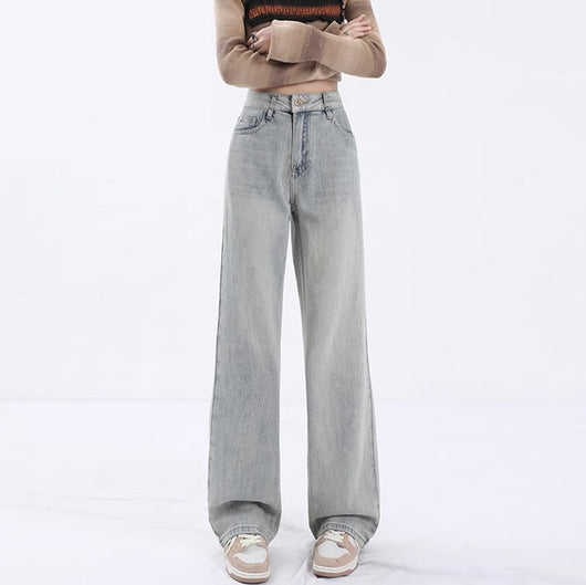 Jeans Azul Claro Talle Alto para Mujer - Image 9