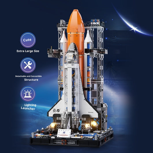 Modelo de Transbordador Espacial - Puzzle 3D Armable