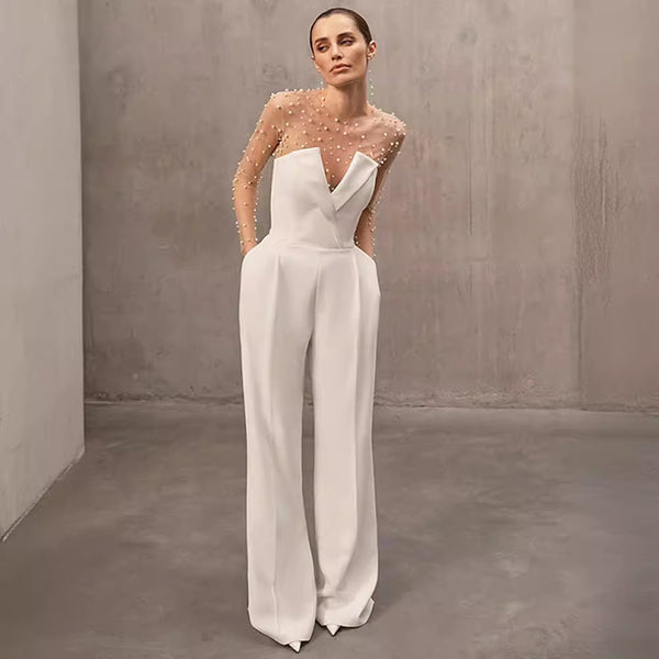 Jumpsuit Casual de Malla Espumada - Comodidad y Estilo