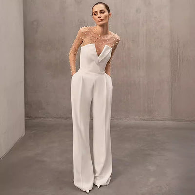 Jumpsuit Casual de Malla Espumada - Comodidad y Estilo