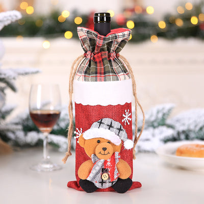 Calcetines Navideños para Botellas de Vino - Image 49