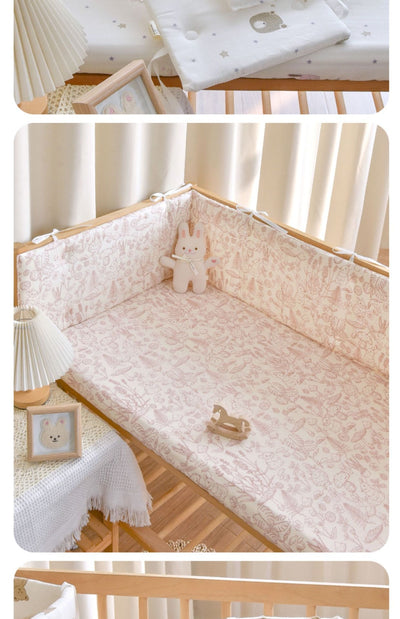 Barrera de Cama para Bebé en Algodón Gasa - Protección Suave Recién Nacido - Image 19