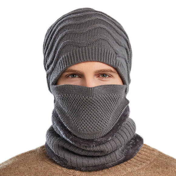 Cuello Protector Cortavientos de Tres Piezas
