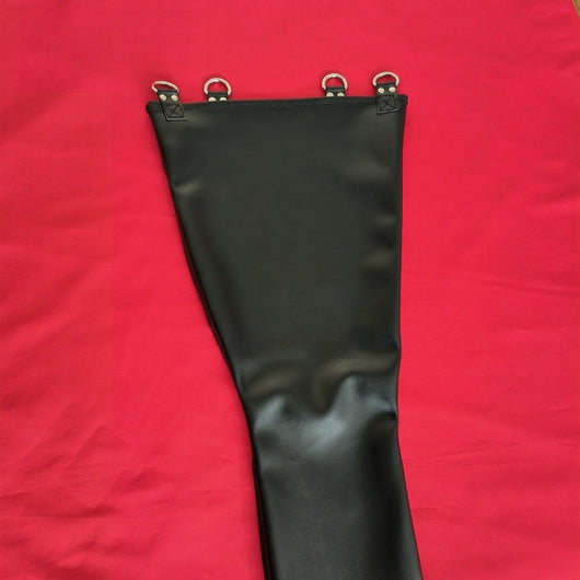 Guante de Cuero Ajustable con Refuerzo de Espalda - Image 6