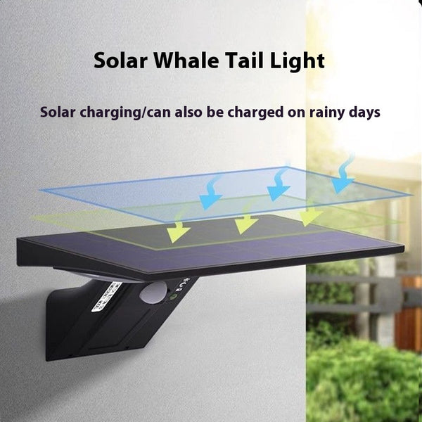 Lámpara Solar LED Exterior Ultra Brillante Resistente al Agua