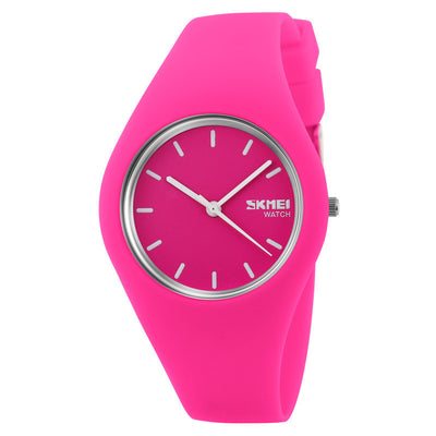 Reloj de Pareja Resistente al Agua en Colores Jelly Translúcidos - Image 4