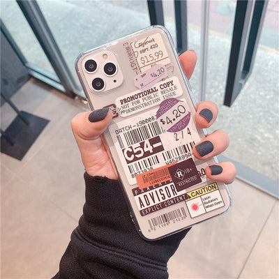 Funda Transparente para Celular con Diseño de Código de Barras - Image 9