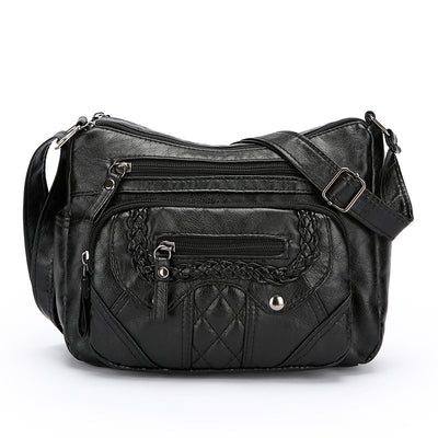Bolsa Mensajera de Cuero Suave con Textura Avanzada - Image 6