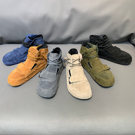 Zapatos Altos de Cuero para Hombre con Cierre Velcro - Estilo Moderno - Image 14