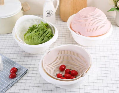 Canasta Dual para Fregadero de Cocina con Drenaje - Image 6