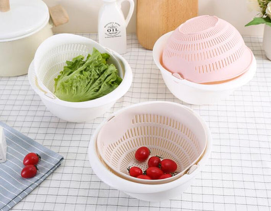 Canasta Dual para Fregadero de Cocina con Drenaje - Image 6