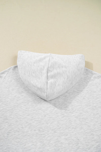 Sudadera Oversize Gris Camuflado con Mangas Asimétricas Talla Grande - Image 6