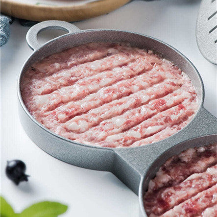 Prensa para Hamburguesas de Aluminio - Molde Profesional para Carnes a la Parrilla - Image 4