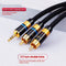 Cable de Audio 3.5mm a 2 RCA para Computadora