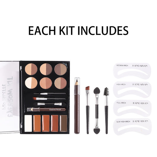 Kit Completo de Cejas: Polvo, Crema y Lápiz Resistente al Agua - Image 3
