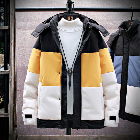 Chaqueta Hoodie de Algodón Grueso y Cálida para Jóvenes