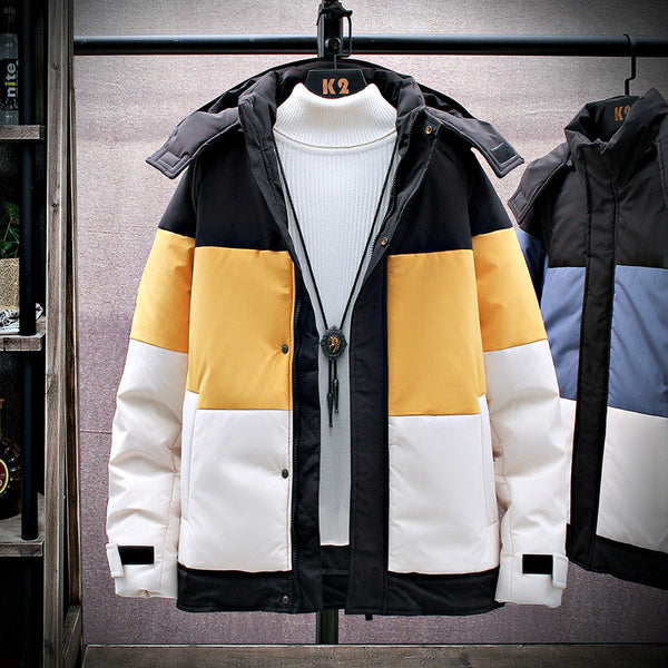 Chaqueta Hoodie de Algodón Grueso y Cálida para Jóvenes