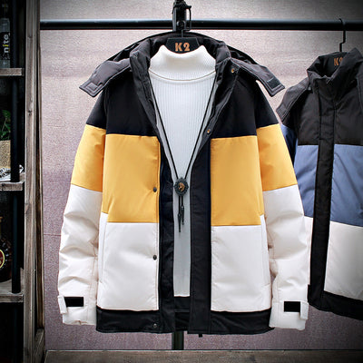 Chaqueta Hoodie de Algodón Grueso y Cálida para Jóvenes
