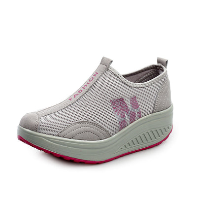 Tenis Plataforma Casual para Mujer con Malla Transpirable - Image 3