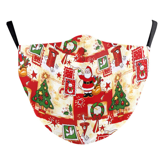 Black dust mask with a whimsical print featuring white unicorns, colorful donuts, yellow stars, and rainbows. - Image 18