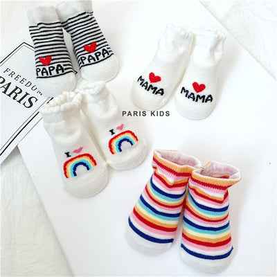 Calcetines Arcoíris para Bebé - Amor a Papá y Mamá - Image 14