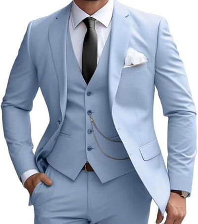 Traje Slim Fit Ejecutivo para Hombre - Elegancia Formal y Temperamento Empresarial - Image 8