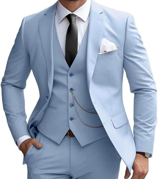 Traje Slim Fit Ejecutivo para Hombre - Elegancia Formal y Temperamento Empresarial - Image 8
