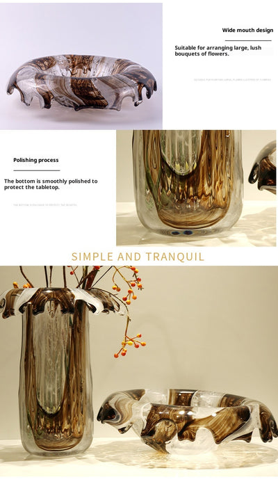 Jarrón de Cristal Fluido Lujo Italiano - Diseño Contemporáneo - Image 7