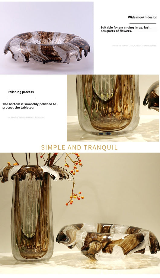 Jarrón de Cristal Fluido Lujo Italiano - Diseño Contemporáneo - Image 7