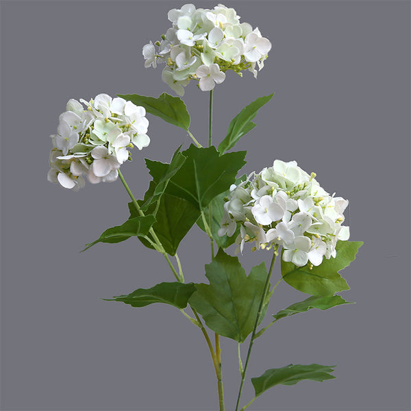 Hortensia Artificial Triple Flor - Decoración Realista - Image 6