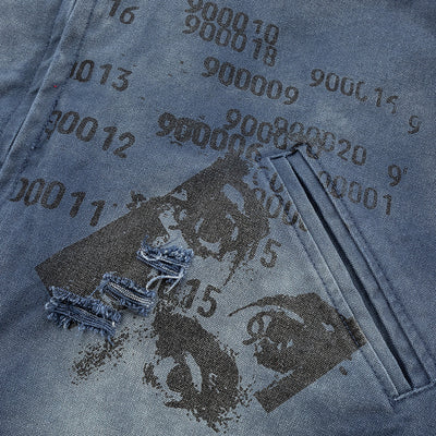 Chaqueta de Trabajo Degradado para Hombre - Image 3
