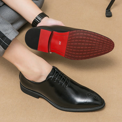 Zapatos de Cuero Elegantes con Cordones - Estilo Formal y Casual - Image 3