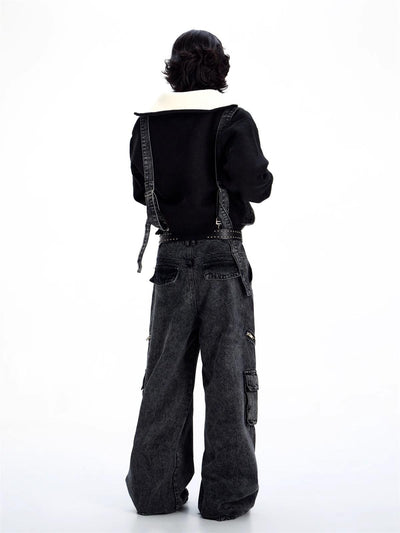 Pantalones Vaqueros Estilo Vintage Americano con Costuras de Diseño - Image 19
