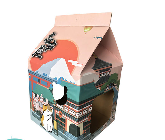 Cama Plegable para Gatos Nido Japonés con Diseño de Garra - Image 12