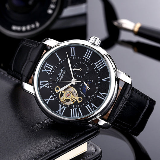 Reloj Automático para Hombre con Números Romanos y Resistencia al Agua - Image 4